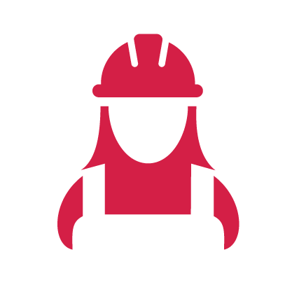 Worker Icon Red