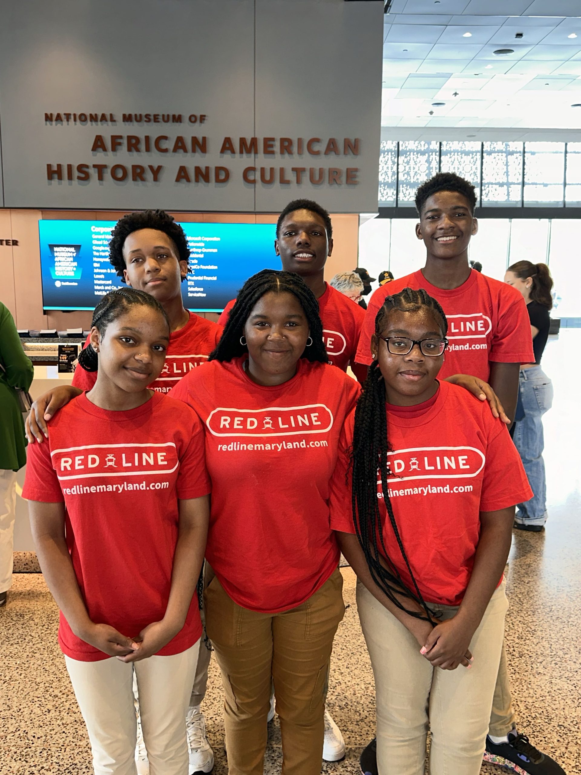 Red Line interns visit to African American History Museum