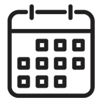 Calendar Dark Gray